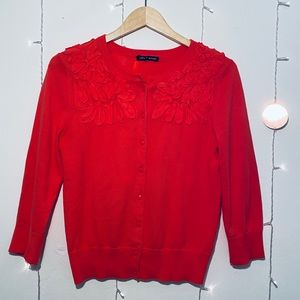 Cable & gauge woman’s Medium cardigan 🦩